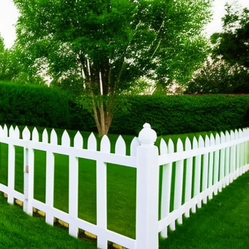 

This image shows a lush, green lawn surrounded by a white picket fence. The lawn is well-maintained and has a healthy, even coverage of grass. The image illustrates the importance of choosing and caring for a lawn that is